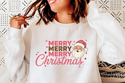 Retro Merry Christmas Santa png, an Illustration by Libby Wishes (Thumbnail 2 of 6)