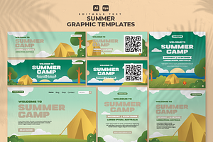 Summer Set Graphic Design V27, a Flyer Template by twinstd