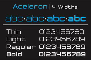 Aceleron Font Family