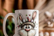 Whimsical Easter Clipart Spring face, an Illustration by one-touch (Thumbnail 2 of 7)
