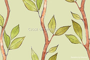 Watercolor Branches Pattern, a Pattern Graphic by Gribanessa (Thumbnail 4 of 4)