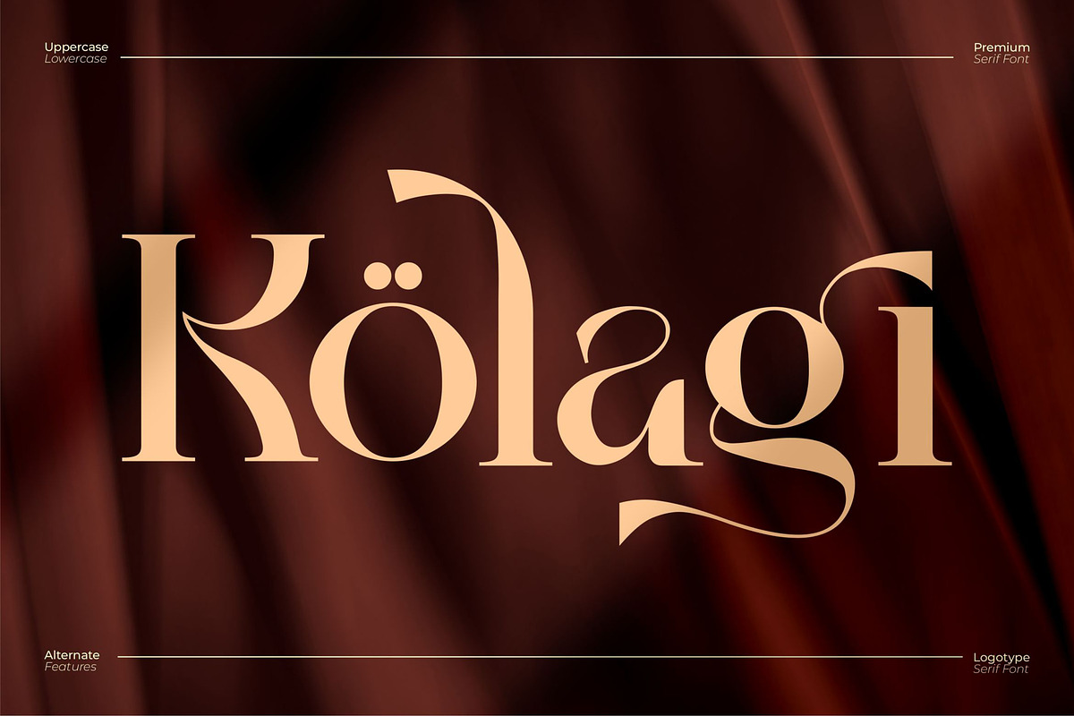 Kolagi ||  Modern Classy Serif Font, a Serif Font by Ermedia Studio (Photo 1 of 8)