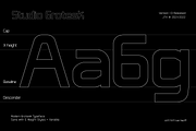 Studio Grotesk - Modern Typeface, a Sans Serif Font by Jetsmax® Studio (Thumbnail 3 of 10)