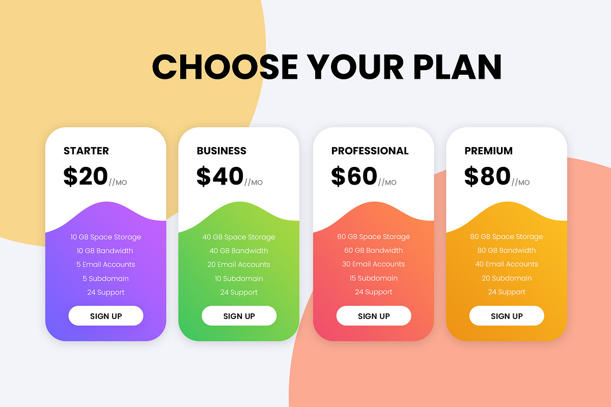 Pricing Tables, a Templates & Theme by Youme Techworld (Photo 1 of 5)