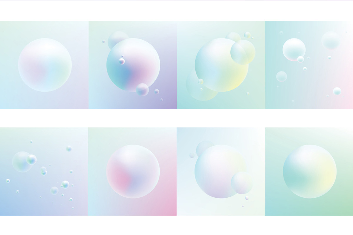Gradient Spheres Collection