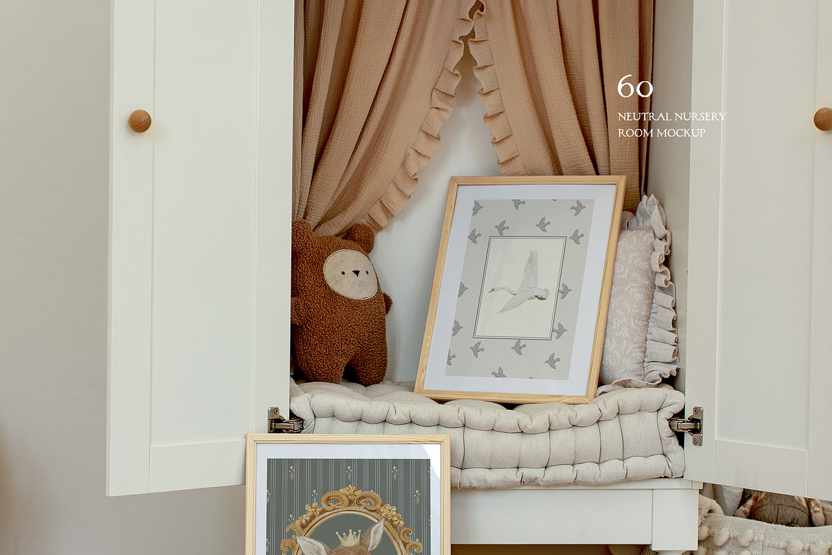 Petit Bébé Nursery Frames Mockups, a Household Mockup by Muse Mockups (Photo 18 of 19)