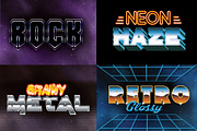 80's Retro Graphic Styles, a Layer Style Add-On by Designdell (Thumbnail 3 of 6)
