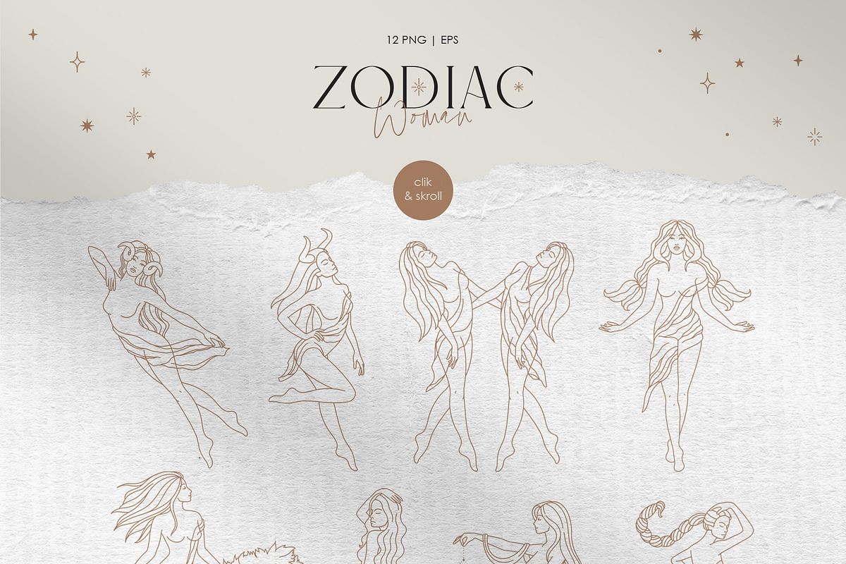 Zodiac Collection, an Animal Illustration by PatrushevaYana (Photo 19 of 21)