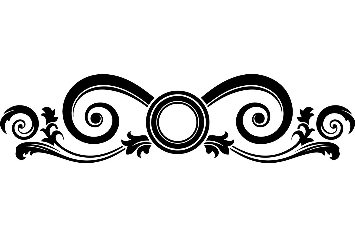 Vintage Scrollwork Divider Designs, an Object Graphic by Designer_Momina (Photo 3 of 5)
