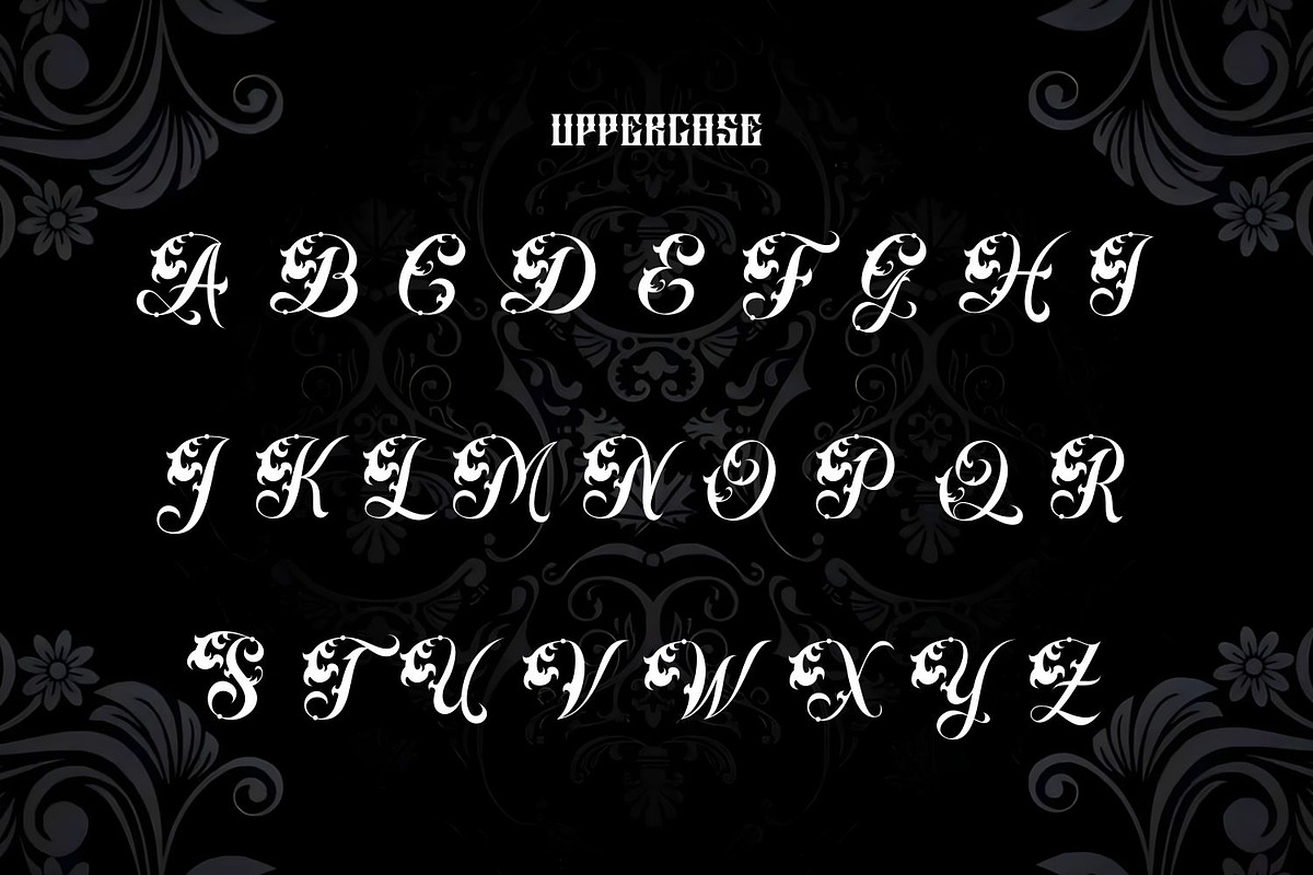 Sinister – Tattoo Script Font, a Script Font by WhymoreArt (Photo 11 of 18)