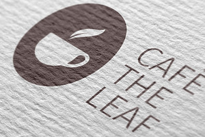 Cafe The Leaf Logo