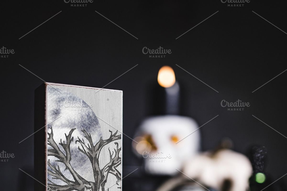Halloween Watercolor Set, a Seasonal Illustration by BarvArt (Photo 17 of 21)