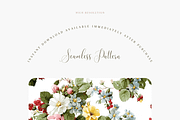 Vintage Floral Seamless Pattern, a Pattern Graphic by Pati Charm Studio (Thumbnail 2 of 6)