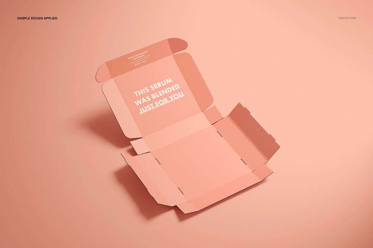 Cosmetic Mailing Box Mockup Set, a Packaging Mockup by creatsy5 (Photo 9 of 24)
