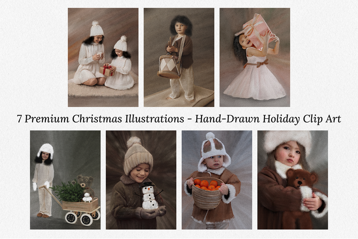 Christmas Illustration Set, a Seasonal Illustration by Brush Moment (Photo 2 of 5)