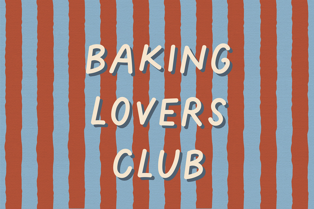 Small bakery | handwritten font, a Handwritten Font by JuliaVolkova (Photo 8 of 8)