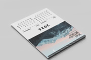 Wall Calendar Mockup, a Product Mockup by Tokobeta (Thumbnail 4 of 9)