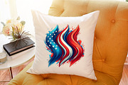 4th of July Brushstroke Sublimation, an Illustration by Sublimation Artist (Thumbnail 6 of 6)