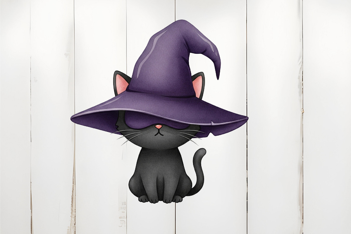 Dreamy Cute Halloween Clipart, an Illustration by Watercolor design (Photo 3 of 6)