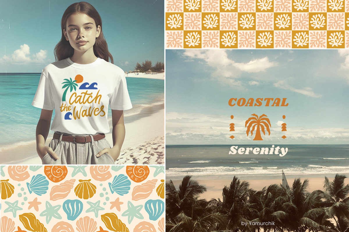 Boho Coastal Charm Summer Collection, an Object Graphic by Yamurchik (Photo 8 of 14)
