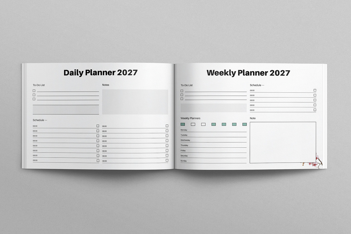 Planner Template, a Brochure Template by E-Type (Photo 2 of 7)