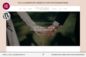 Photography Elementor Website Theme
