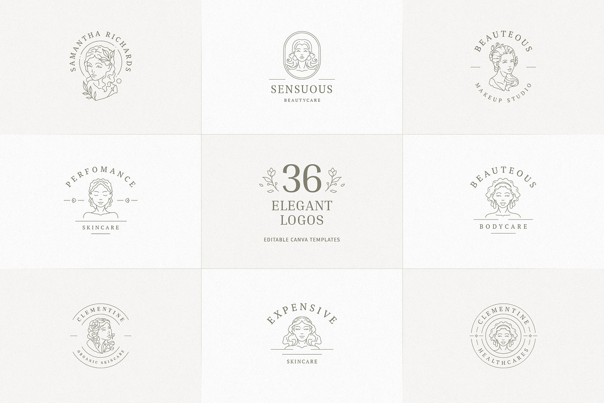36 Elegant Logo Templates | Canva, a Branding & Logo Template by Vasya Kobelev (Photo 1 of 10)