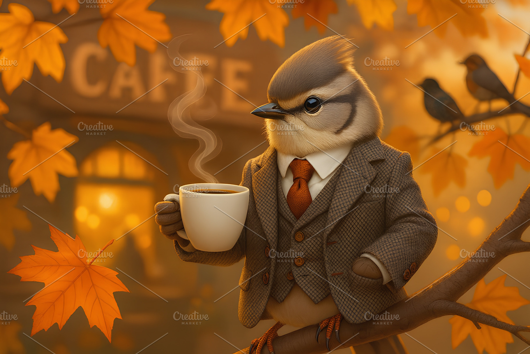 Autumn Coffee, a Photo by Caseystudiox