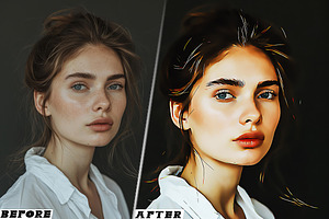 Ultra Cartoon Paint Photoshop Action