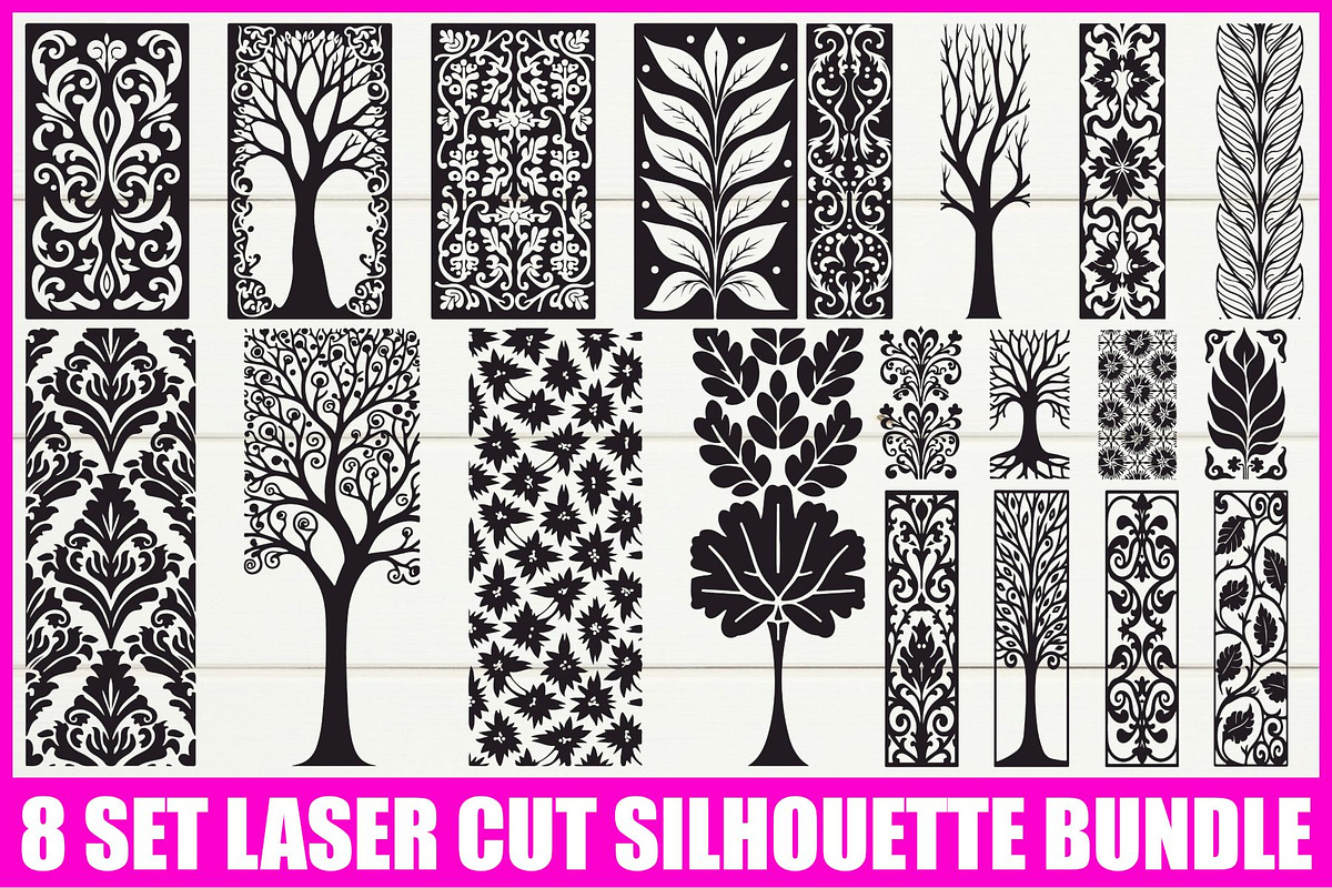 Laser Cut Panel Vector Set, an Illustration by Designs_River (Photo 1 of 9)