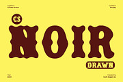 CS Noir Drawn, a Serif Font by Craft Supply Co. (Thumbnail 1 of 8)