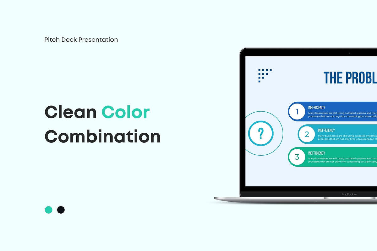 Pitch Deck Template With Soft Colors, a Presentation Template by Jogiia Digital (Photo 2 of 6)