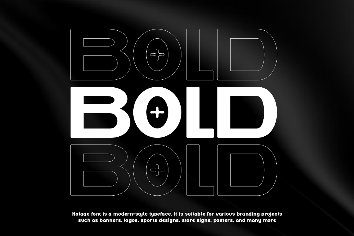Hotaqe - Bold Sans Display Typeface, a Sans Serif Font by QR Design Studio (Photo 4 of 16)