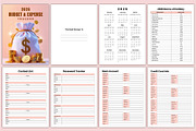 2026 Budget & Expense Tracker Canva, a Stationery Template by Mustafiz (Thumbnail 3 of 9)
