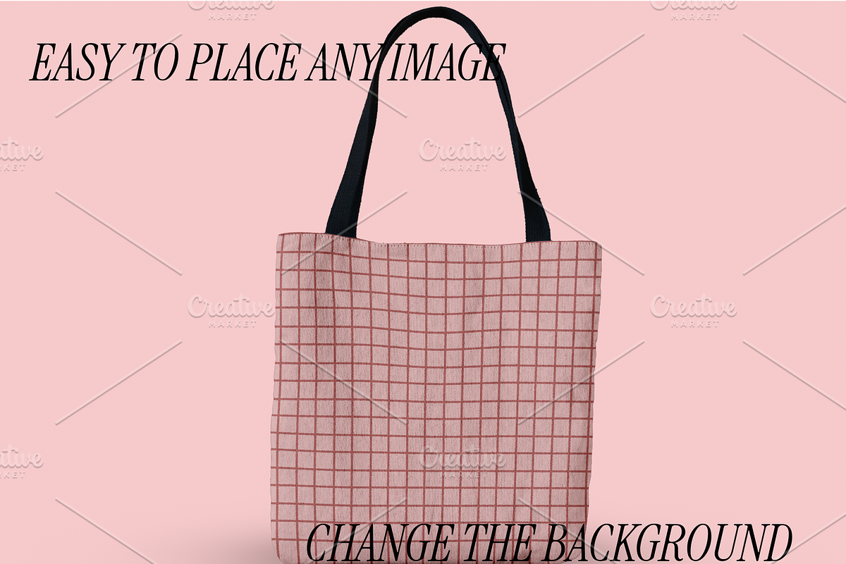 Woven Tote Mockup Bundle - Template, a Mockup by VisualGrid (Photo 5 of 6)