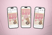 Ice Cream Day Event Flyer Set, a Flyer Template by The Good Store (Thumbnail 2 of 2)