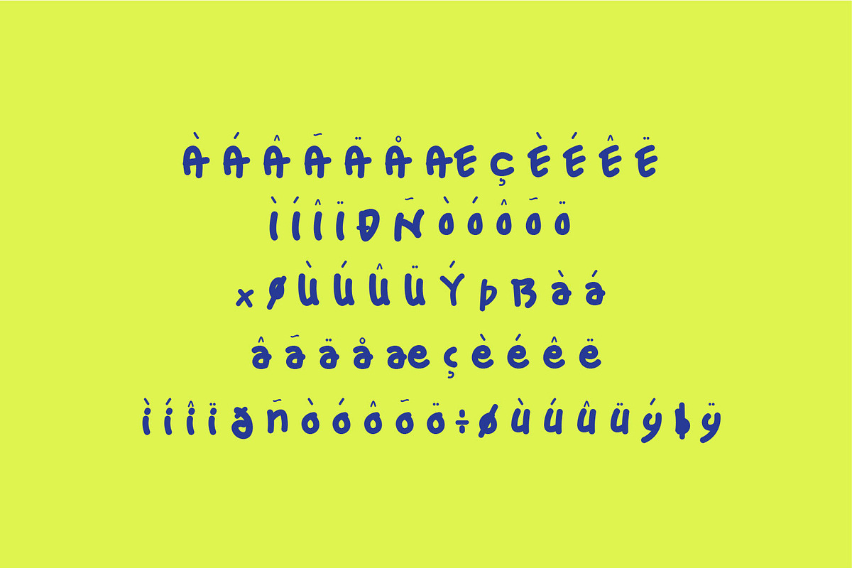 Sticky Bold, a Font by WAP (Photo 6 of 6)