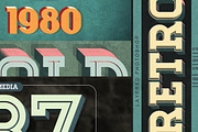 Retro Text Style V2, a Layer Style Add-On by mixmedia87 (Thumbnail 5 of 5)