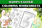 Easter coloring pages | Easter craft, a Templates & Theme by Premium Digital Templates (Thumbnail 1 of 3)
