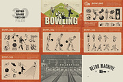 Retro Sports Art Bundle 8 in 1, an Illustration by Retro Machine (Thumbnail 4 of 9)