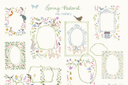 Spring Easter Frames & Illustrations, a Decorative Illustration by whiteheartdesign (Thumbnail 8 of 19)