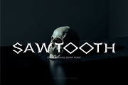 SAWTOOTH - Display Font, a Sans Serif Font by Hybridbee Design (Thumbnail 1 of 8)