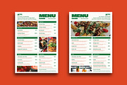Restaurant Menu Template, a Flyer Template by Siska Arista (Thumbnail 2 of 2)