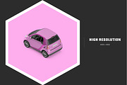 Isometric Smart Car Mock-up, a Mockup by IsometricWorld (Thumbnail 6 of 6)
