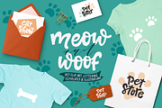 Meow&Woof Set, an Animal Illustration by Anna Krestiannykova (Thumbnail 1 of 11)
