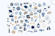 Coastal Charm | Vector Icons Set, a Decorative Illustration by Nutalin Art (Thumbnail 5 of 16)