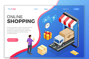 Online Internet Shopping Isometric, a Finance Illustration by TAlex (Thumbnail 3 of 6)
