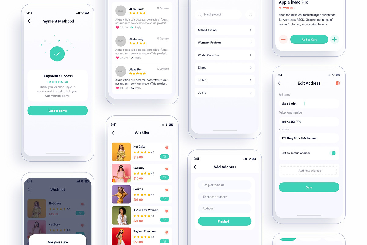 Shopex- eCommerce Mobile App UI Kits, an Android Mockup by RiveupDigital (Photo 4 of 5)