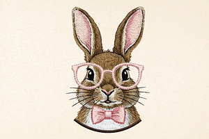 Retro Easter Bunny PNG, Happy Easter, an Illustration by DreamPrint404