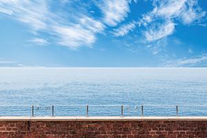Calm seascape view, a Nature Photo by BOOCYS